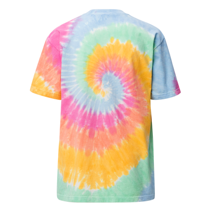 Michigan Upper Peninsula Tie-Dye T-Shirt (w/ UP Pride Flag) | Unisex Oversized