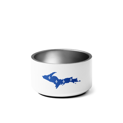 Michigan Upper Peninsula Pet Bowl (w/ UP Quebec Flag)