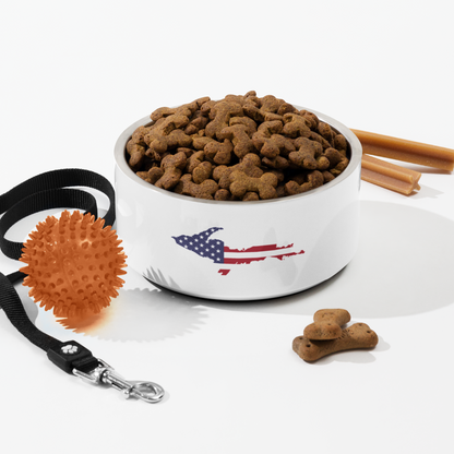 Michigan Upper Peninsula Pet Bowl (w/ UP USA Flag)