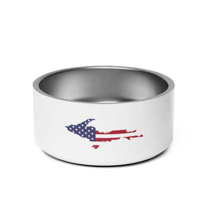 Michigan Upper Peninsula Pet Bowl (w/ UP USA Flag)