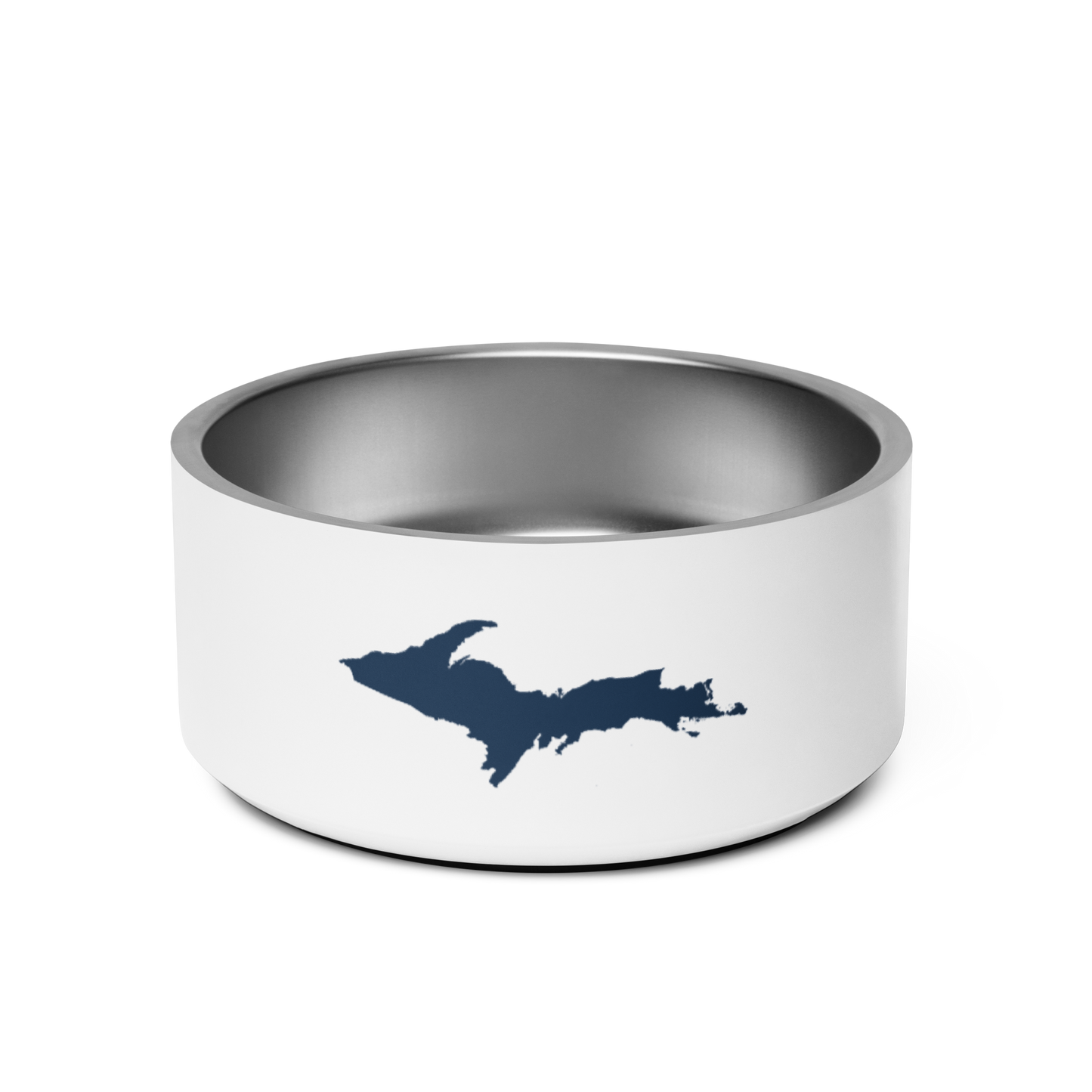 Michigan Upper Peninsula Pet Bowl (w/ UP Outline) | Navy