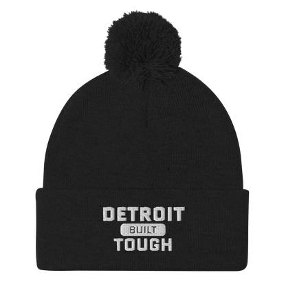 'Built Detroit Tough' Pom-Pom Beanie