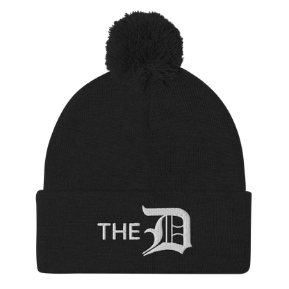 Detroit 'The D' Pom-Pom Beanie