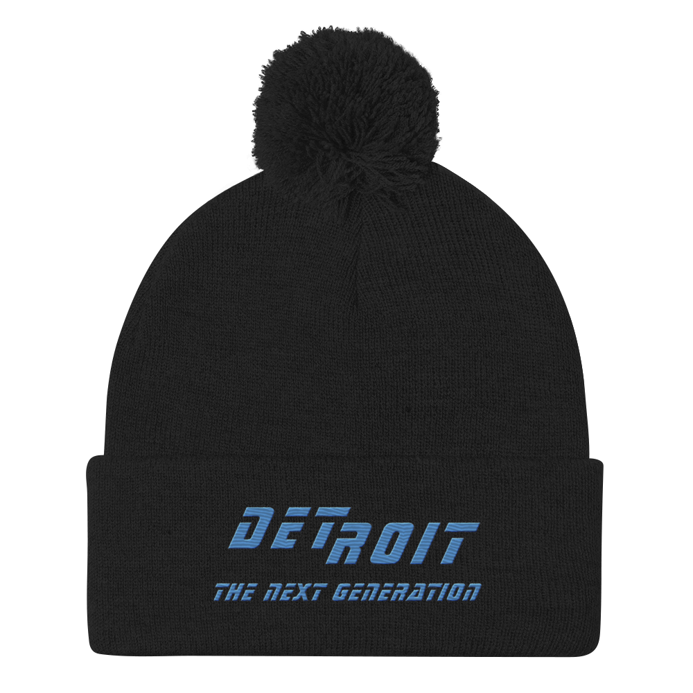 'Detroit The Next Generation' Pom-Pom Beanie