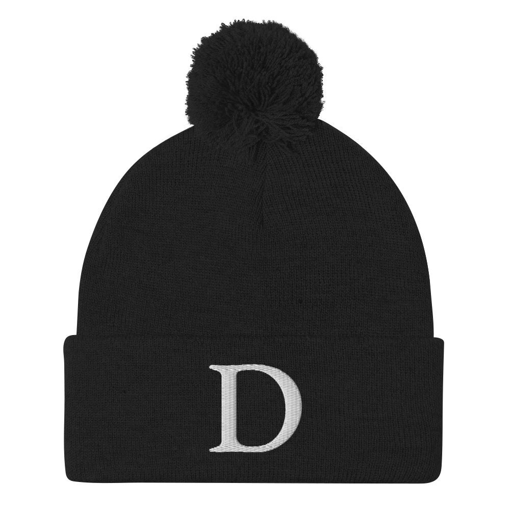 Detroit 'Old French D' Pom-Pom Beanie