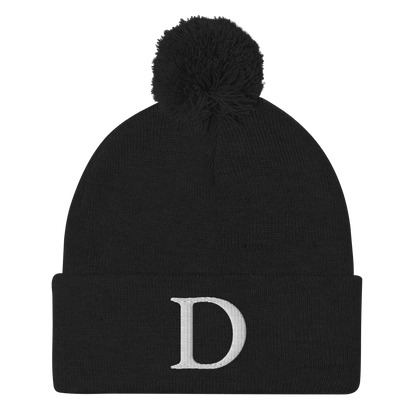 Detroit 'Old French D' Pom-Pom Beanie