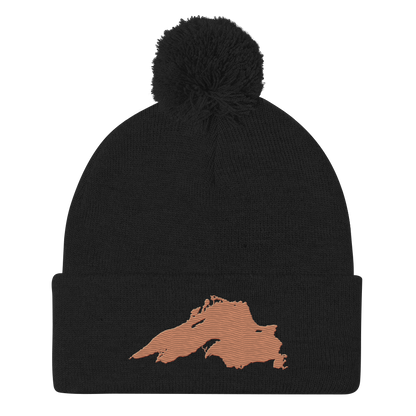 Lake Superior Pom-Pom Beanie | Copper