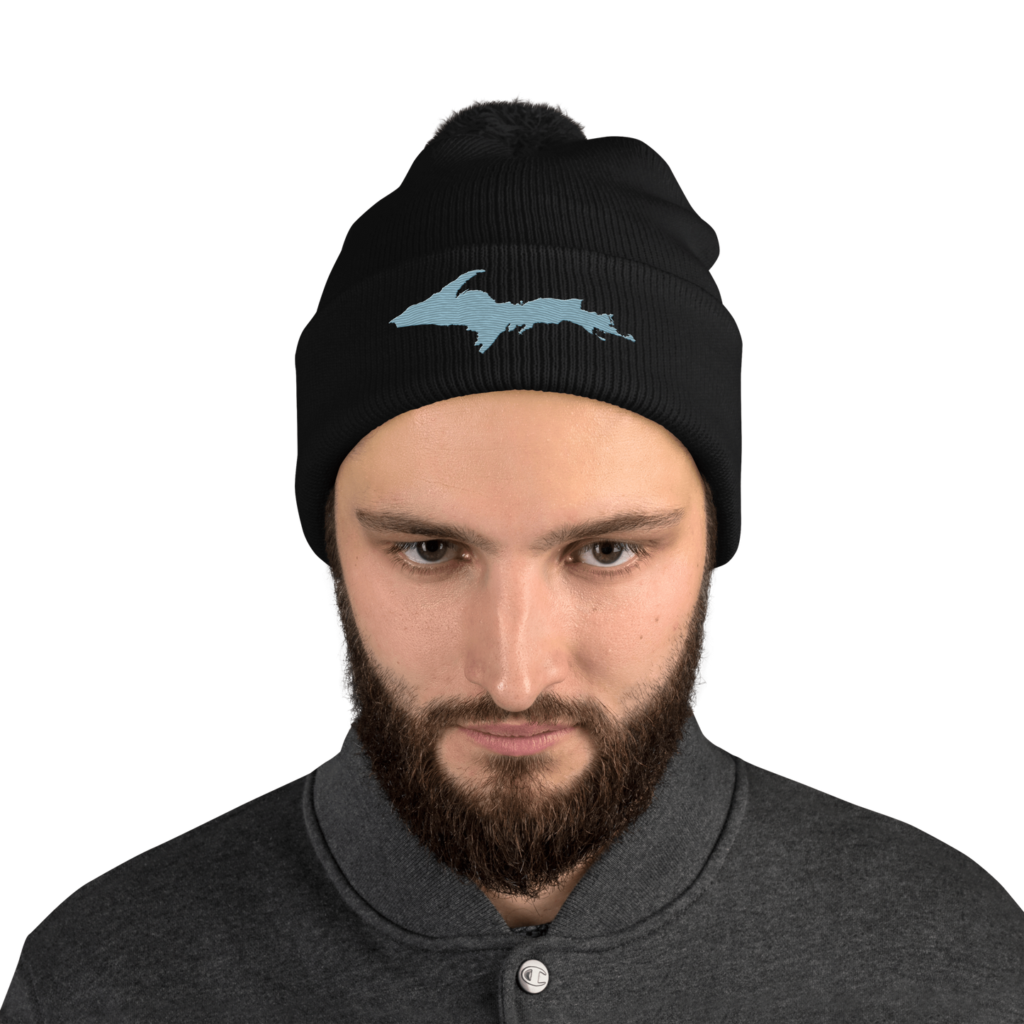 Upper Peninsula Pom-Pom Beanie | Opal Blue