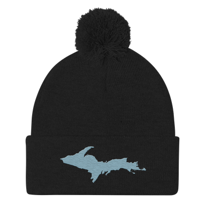 Upper Peninsula Pom-Pom Beanie | Opal Blue