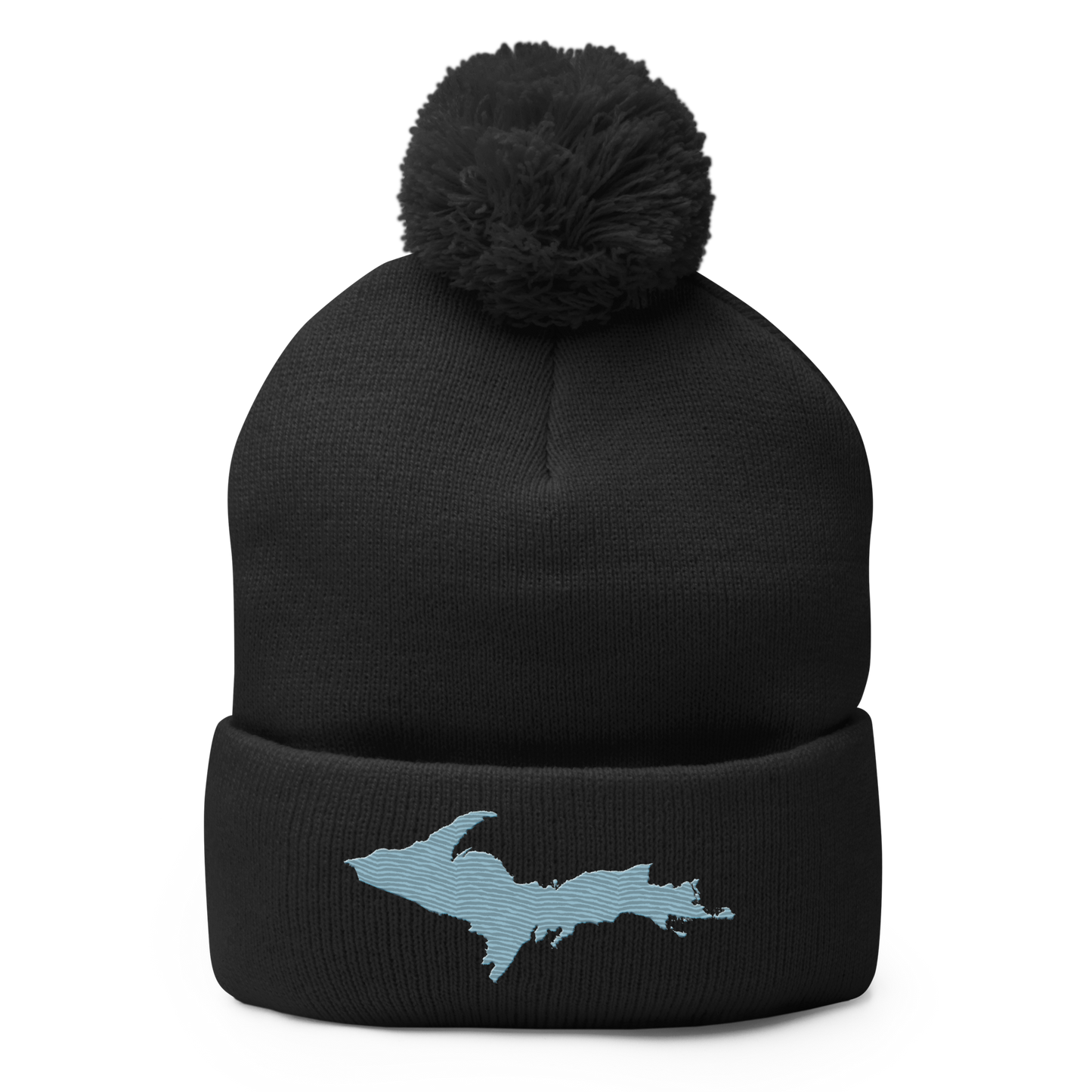 Upper Peninsula Pom-Pom Beanie | Opal Blue