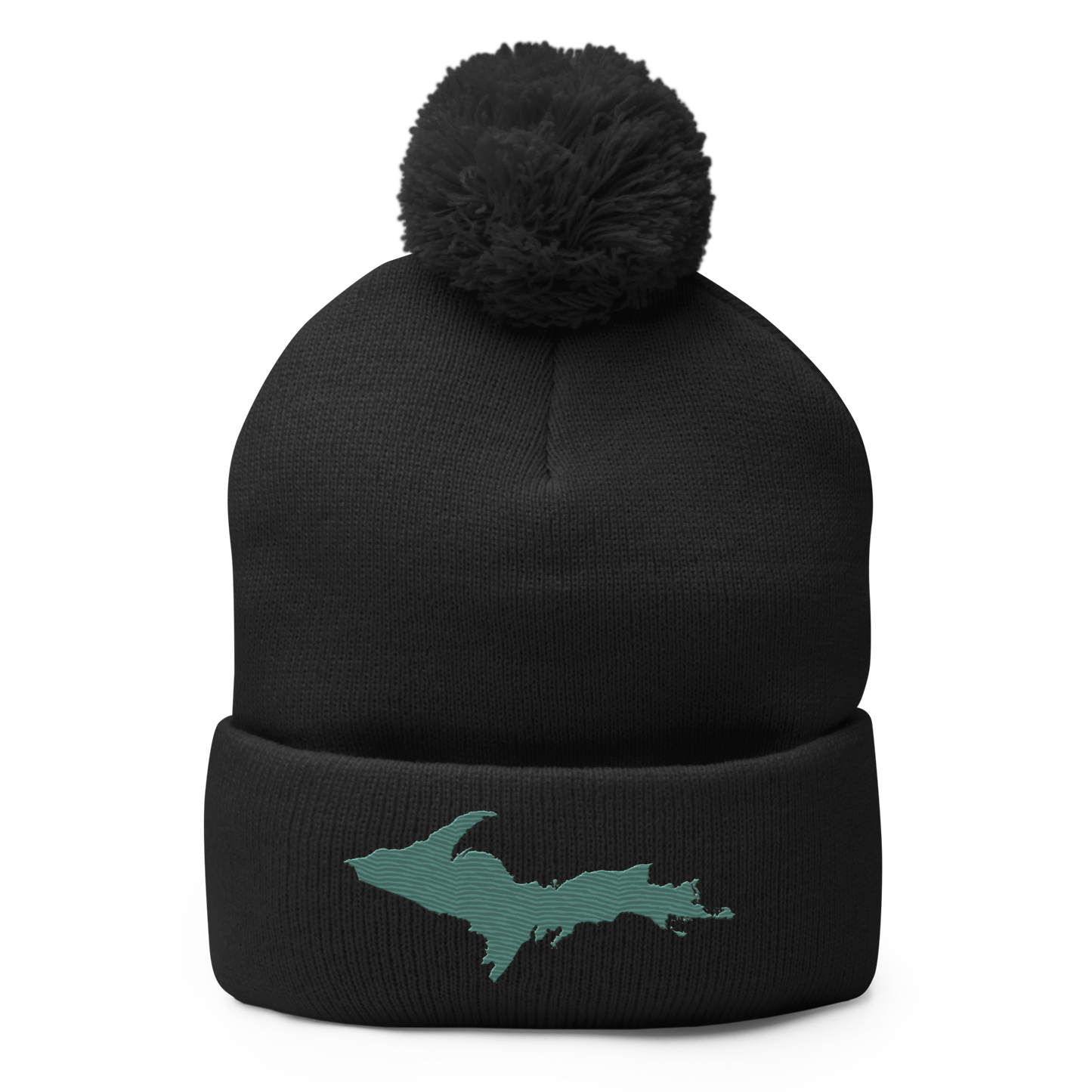 Upper Peninsula Pom-Pom Beanie | Copper Green