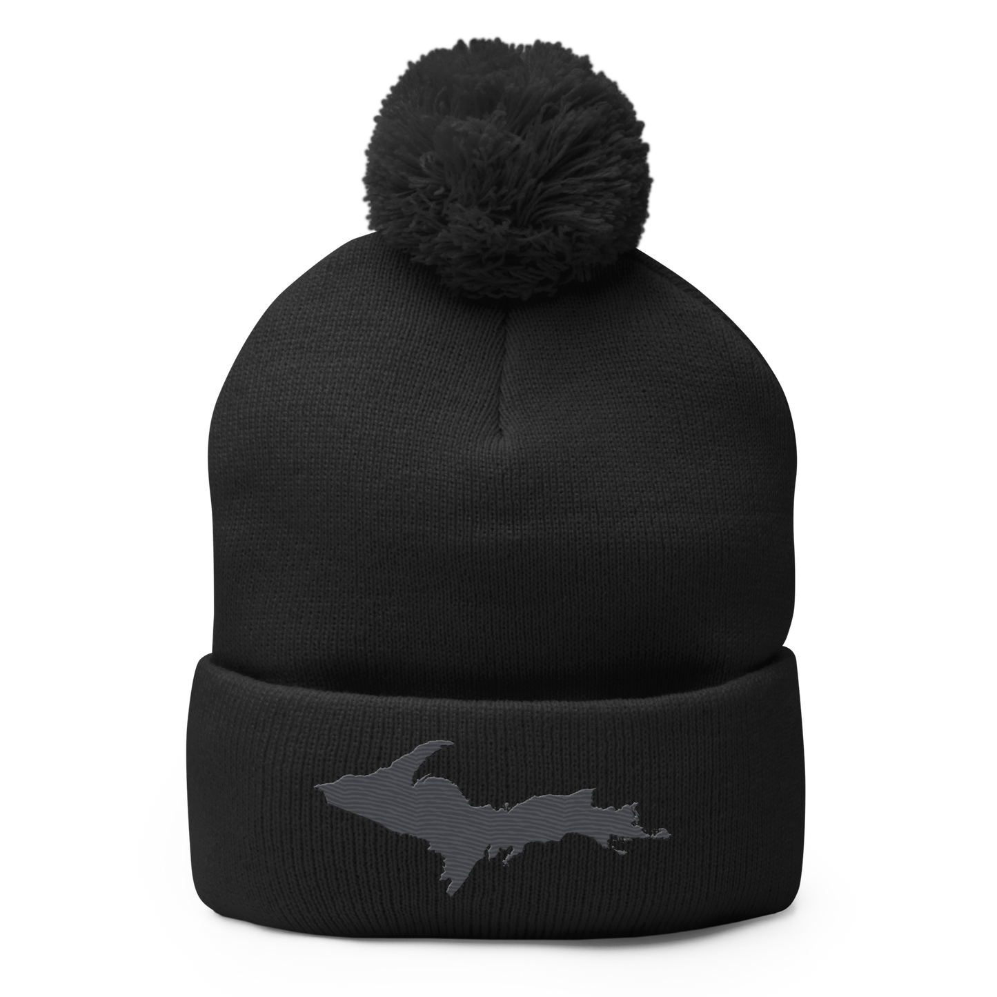 Upper Peninsula Pom-Pom Beanie | Iron Ore Grey