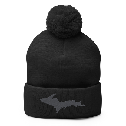 Upper Peninsula Pom-Pom Beanie | Iron Ore Grey