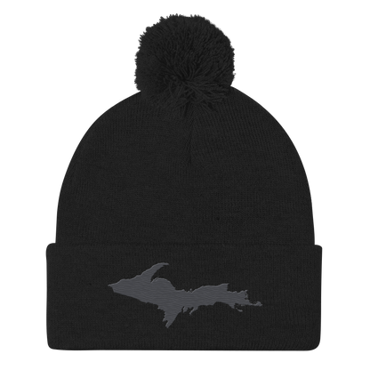 Upper Peninsula Pom-Pom Beanie | Iron Ore Grey