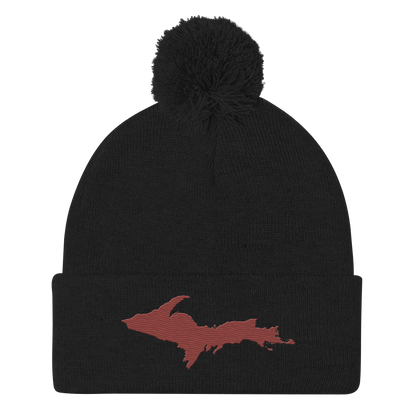 Upper Peninsula Pom-Pom Beanie | Ore Dock Red