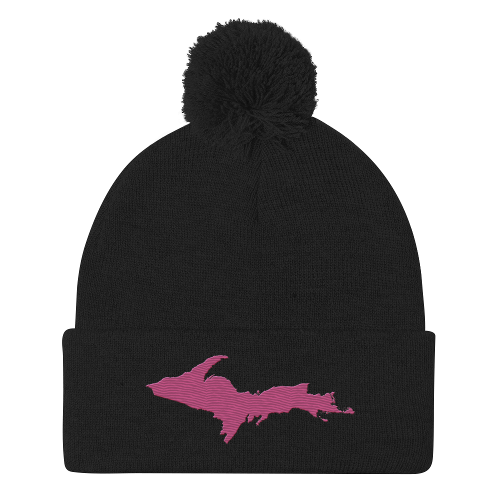 Upper Peninsula Pom-Pom Beanie | Apple Blossom Pink