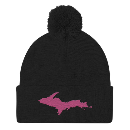 Upper Peninsula Pom-Pom Beanie | Apple Blossom Pink