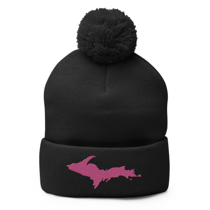 Upper Peninsula Pom-Pom Beanie | Apple Blossom Pink