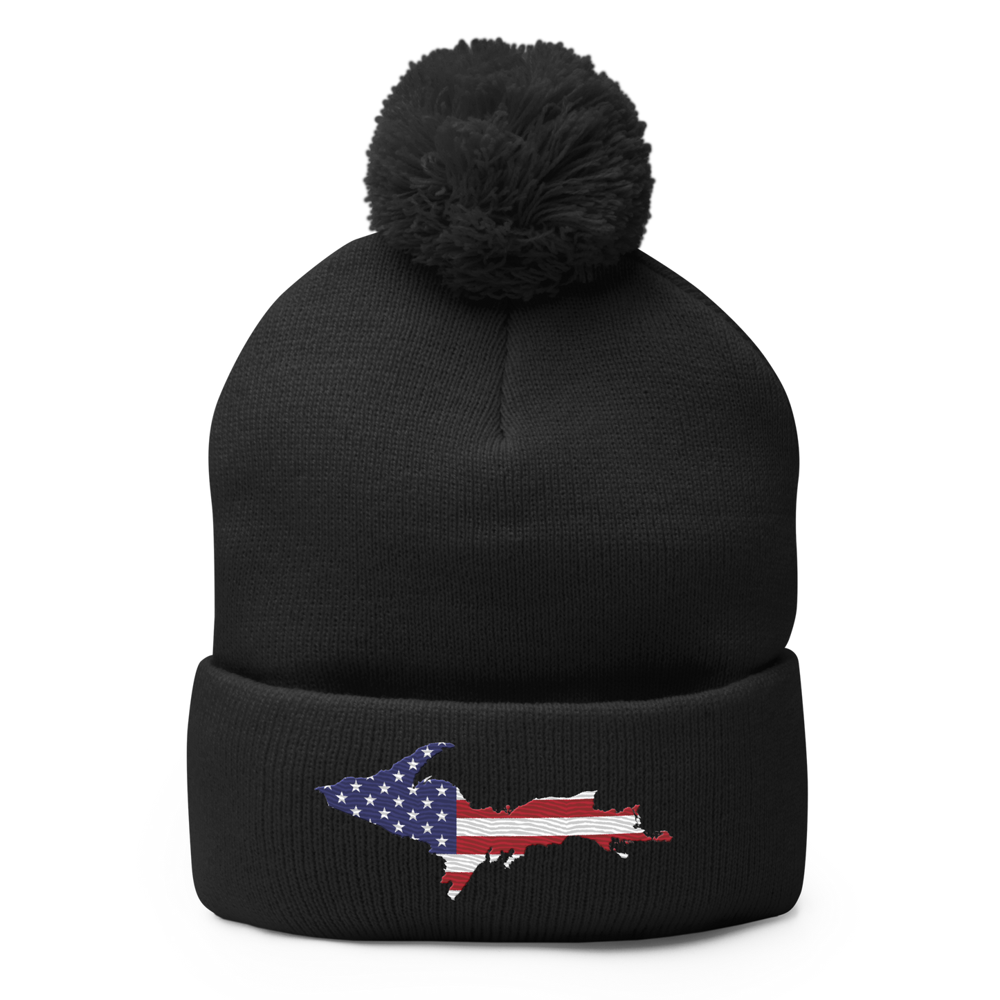 Upper Peninsula Pom-Pom Beanie | Patriotic Edition