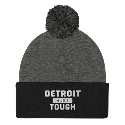 'Built Detroit Tough' Pom-Pom Beanie