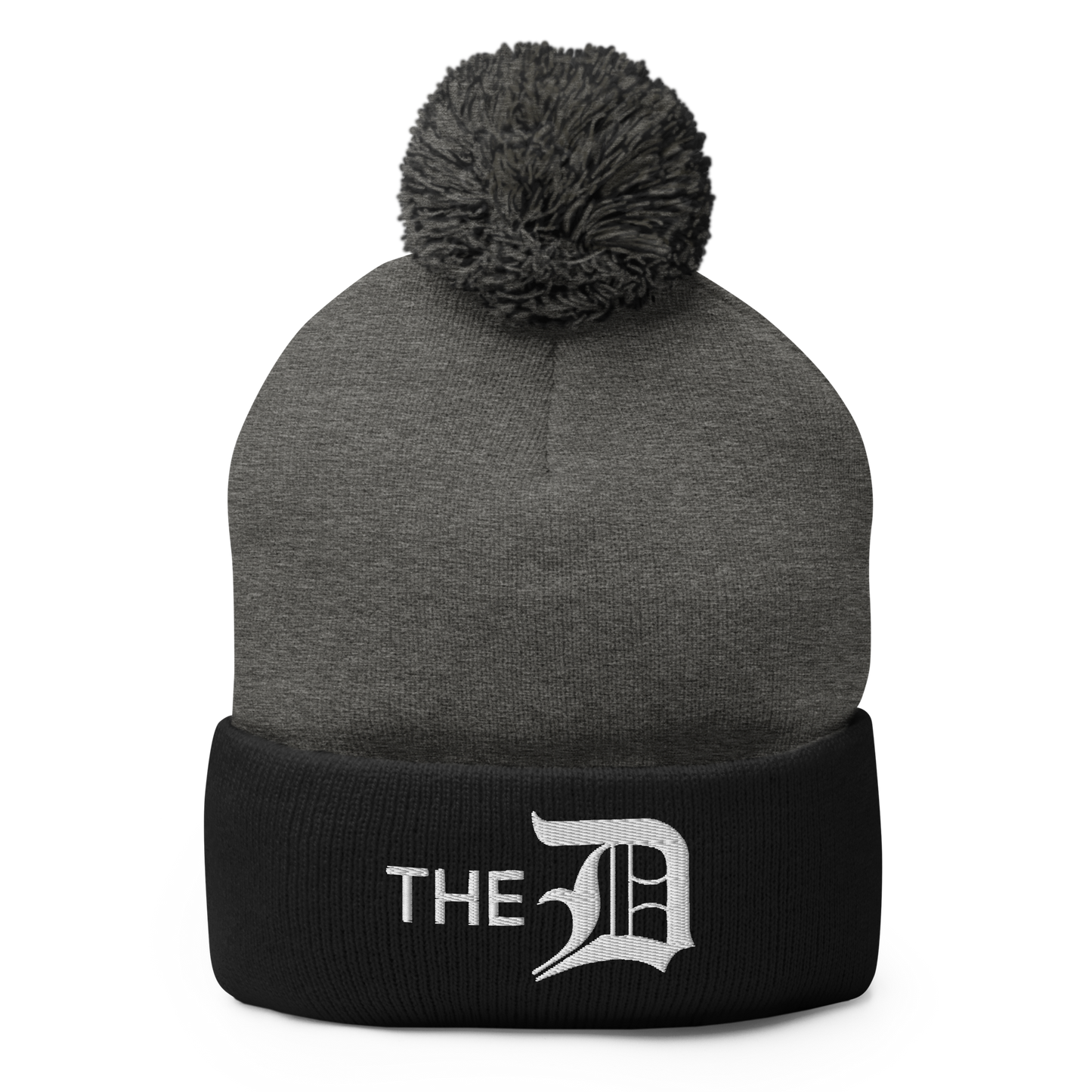 Detroit 'The D' Pom-Pom Beanie