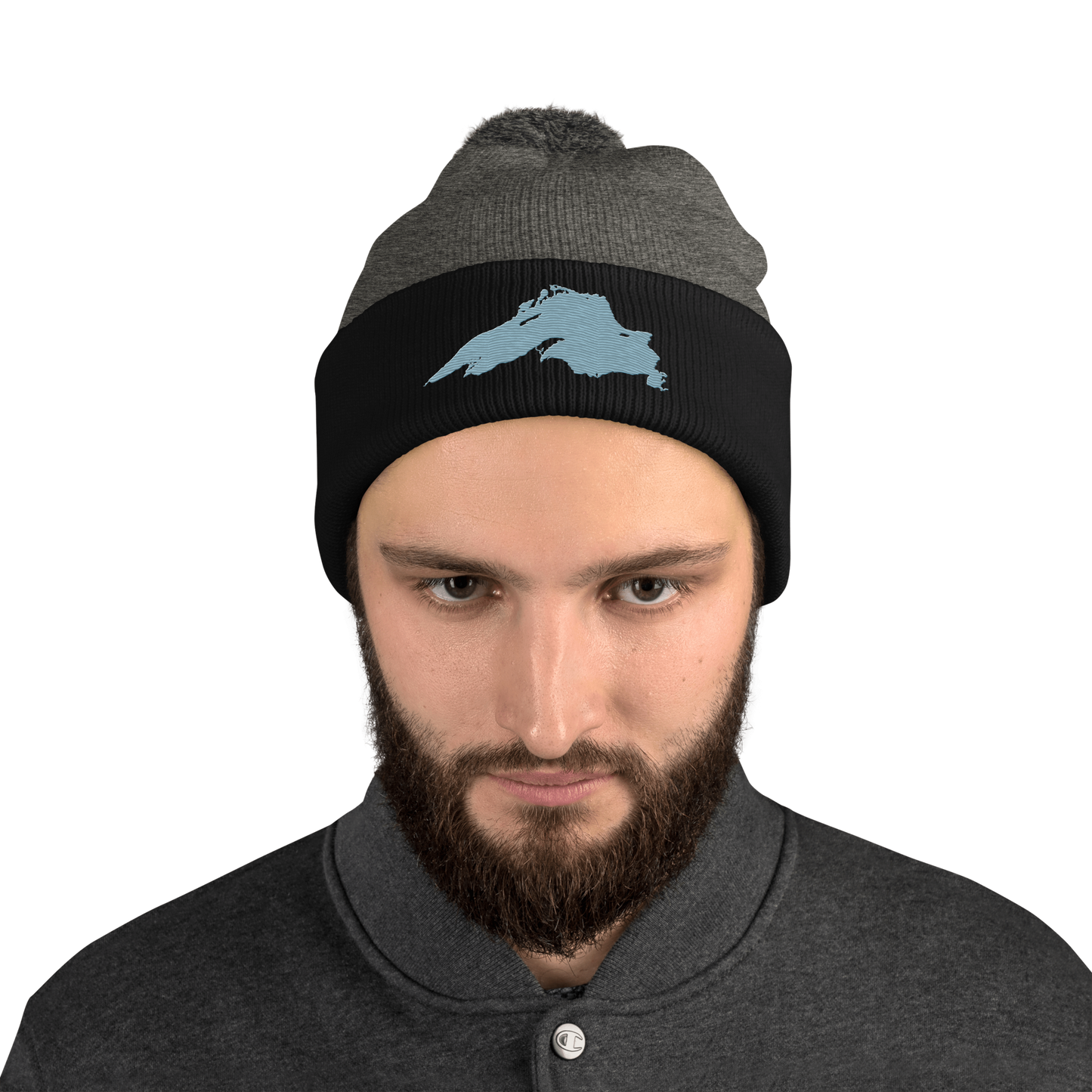 Lake Superior Pom-Pom Beanie | Opal Blue