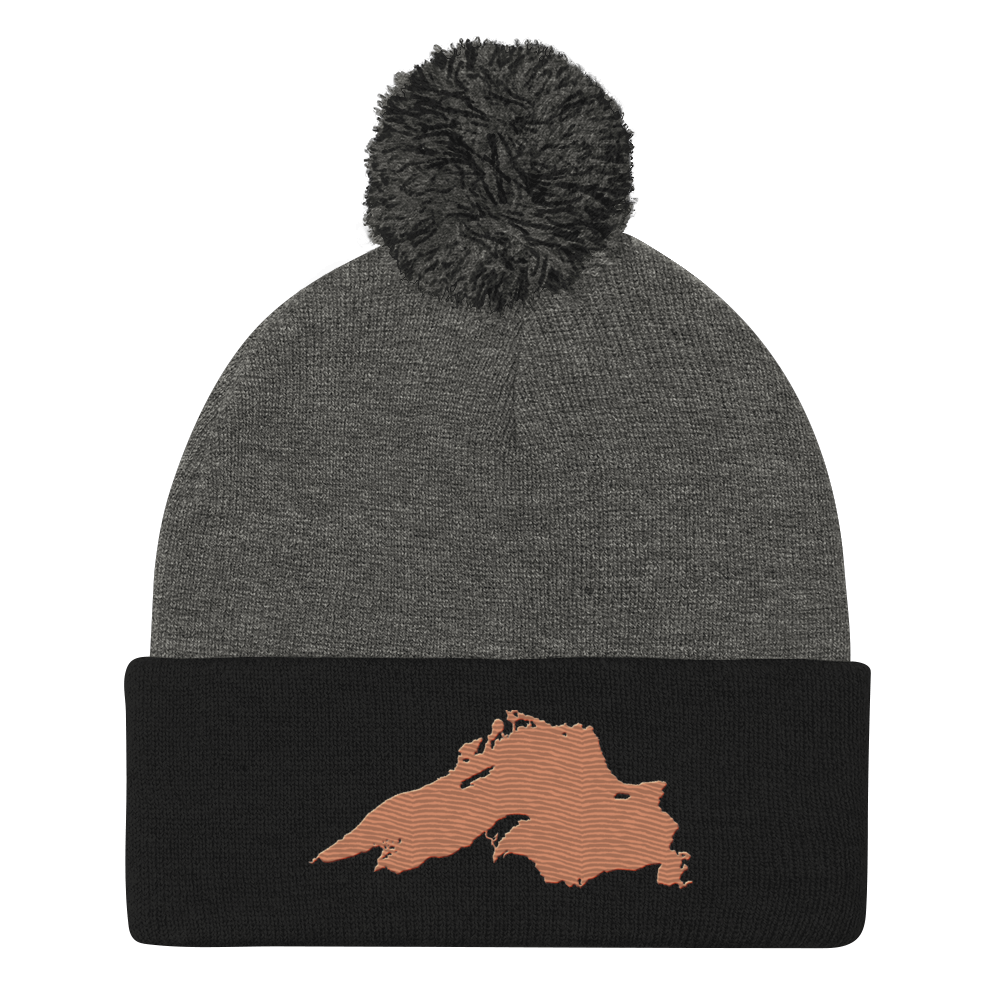 Lake Superior Pom-Pom Beanie | Copper