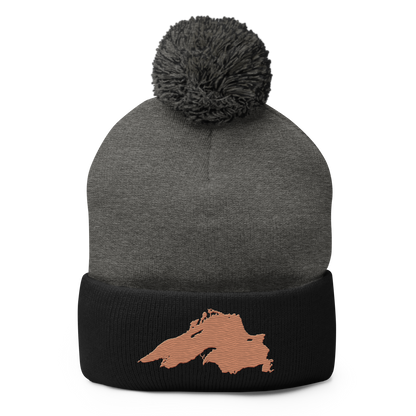 Lake Superior Pom-Pom Beanie | Copper