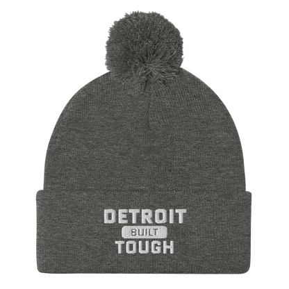 'Built Detroit Tough' Pom-Pom Beanie