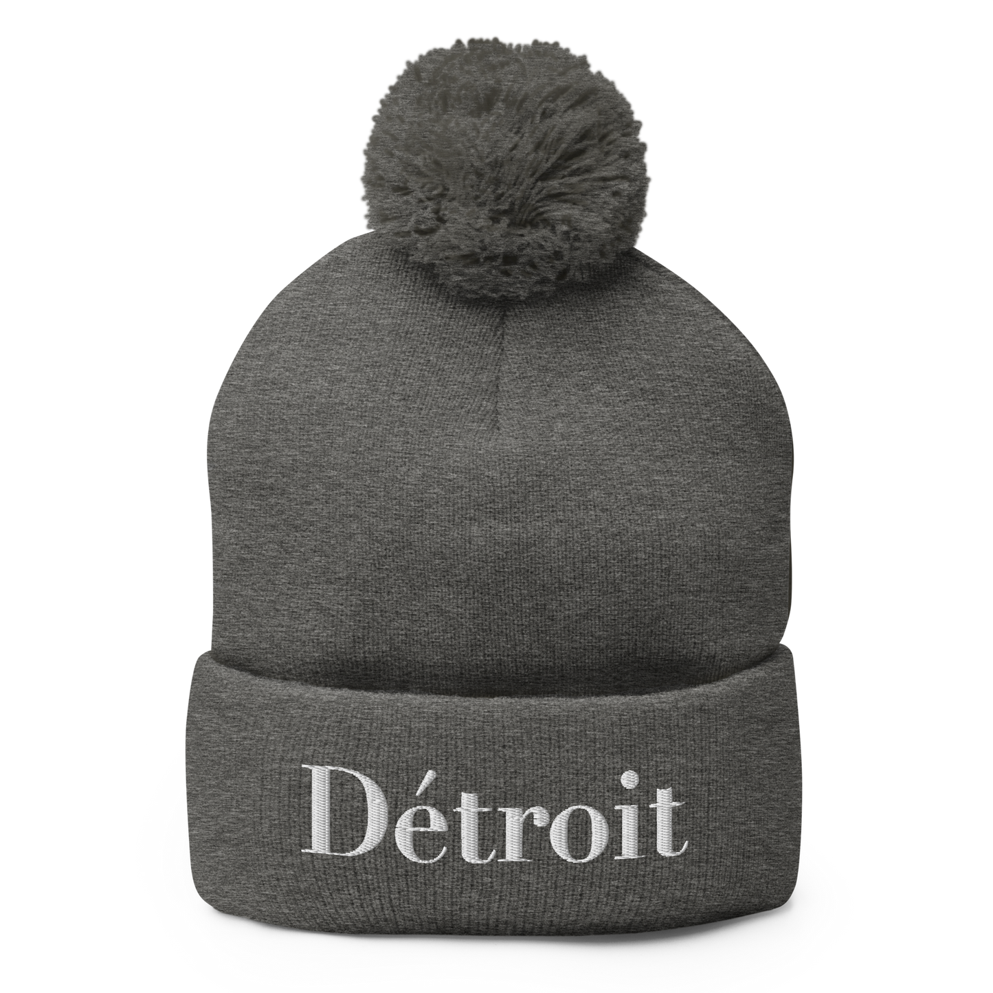 'Détroit' Pom-Pom Beanie (Didone Font)