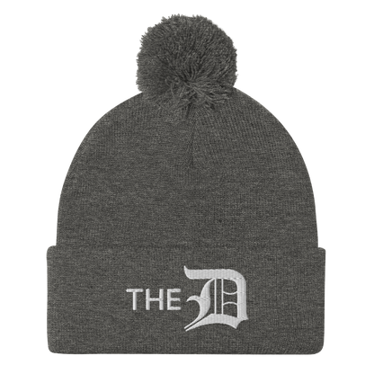 Detroit 'The D' Pom-Pom Beanie