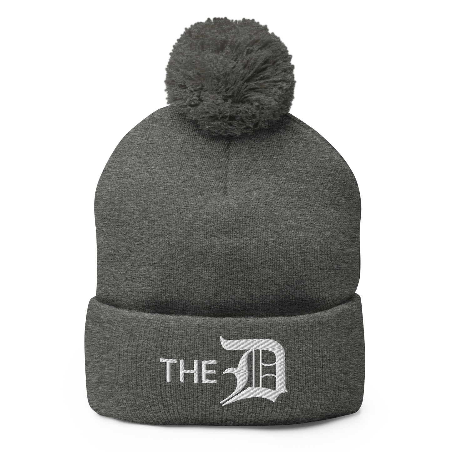 Detroit 'The D' Pom-Pom Beanie