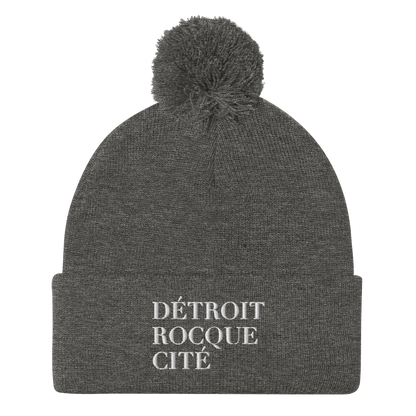 'Détroit Rocque Cité' Pom-Pom Beanie