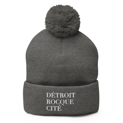 'Détroit Rocque Cité' Pom-Pom Beanie