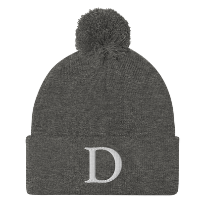 Detroit 'Old French D' Pom-Pom Beanie