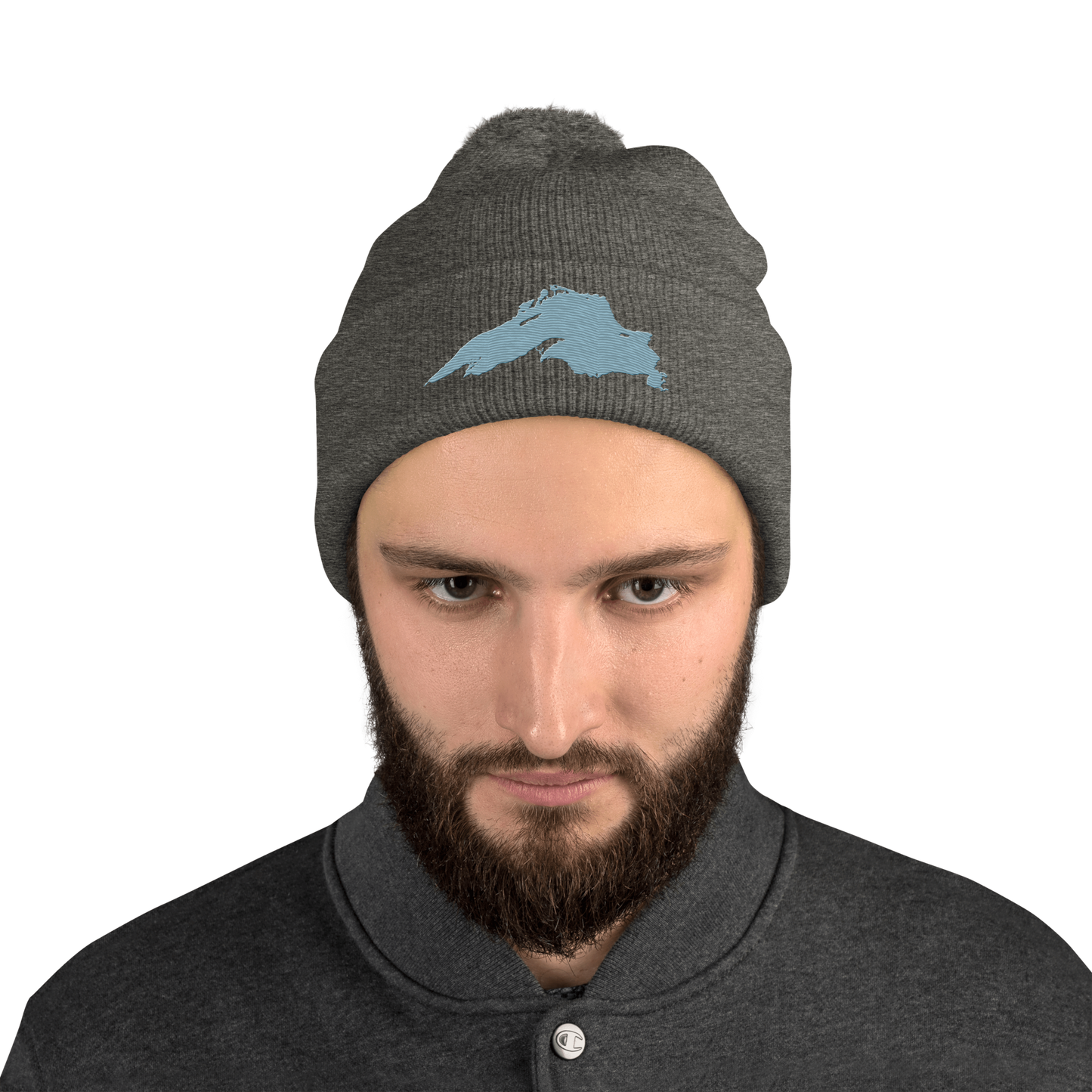 Lake Superior Pom-Pom Beanie | Opal Blue