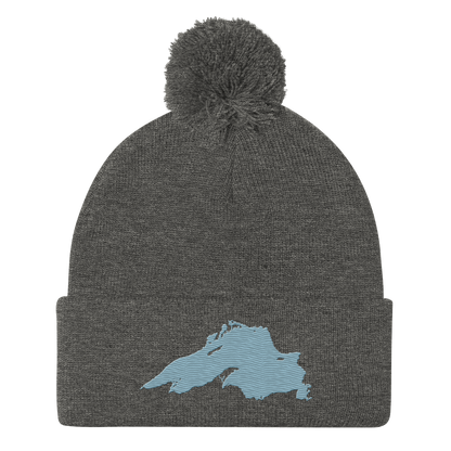 Lake Superior Pom-Pom Beanie | Opal Blue