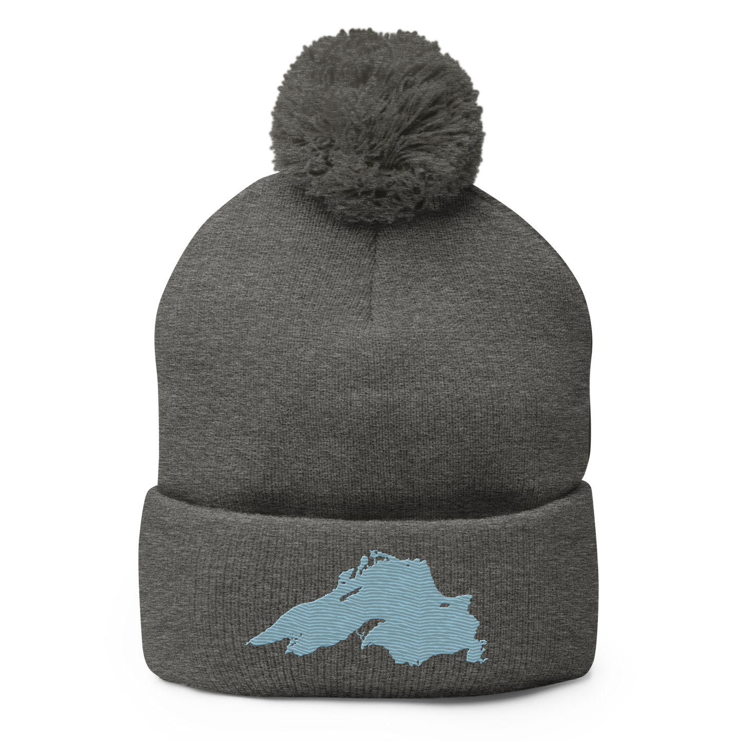 Lake Superior Pom-Pom Beanie | Opal Blue