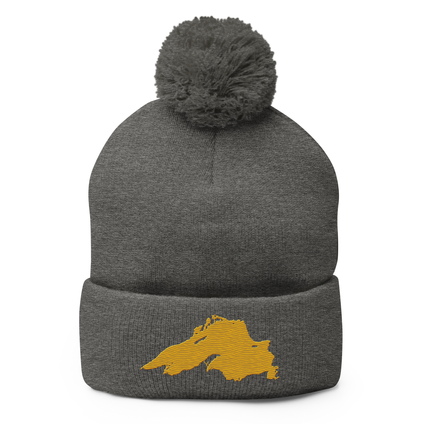 Lake Superior Pom-Pom Beanie | Gold