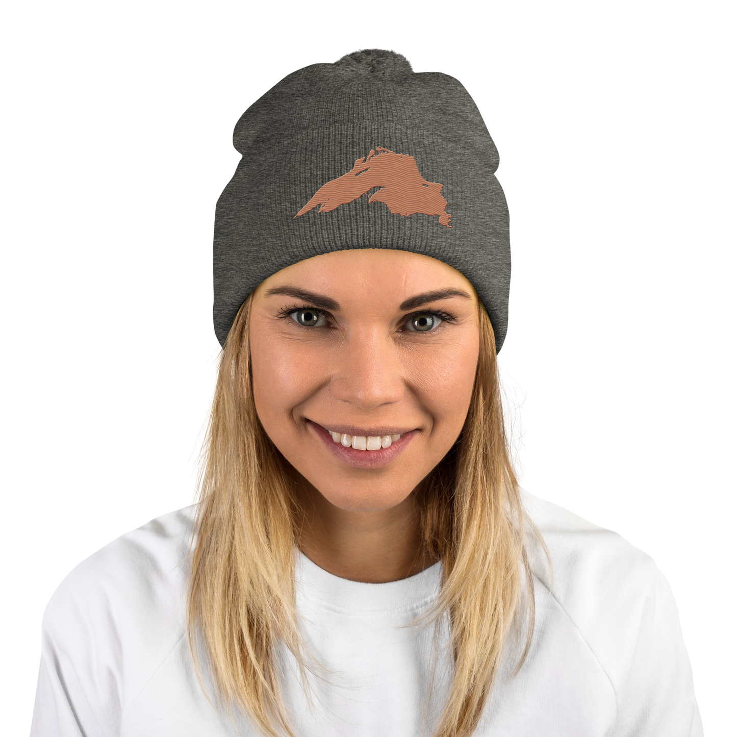 Lake Superior Pom-Pom Beanie | Copper