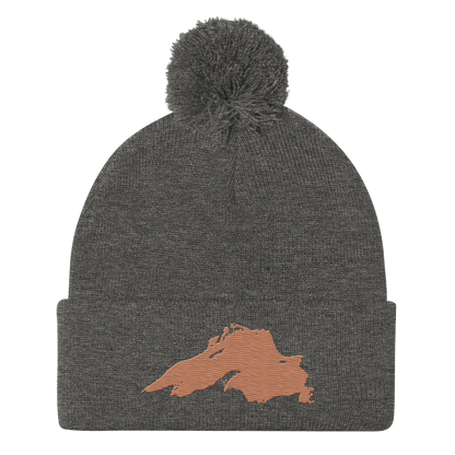 Lake Superior Pom-Pom Beanie | Copper