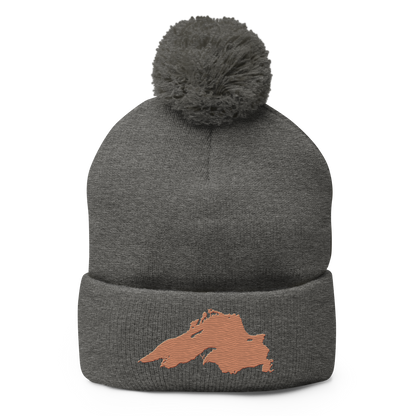 Lake Superior Pom-Pom Beanie | Copper