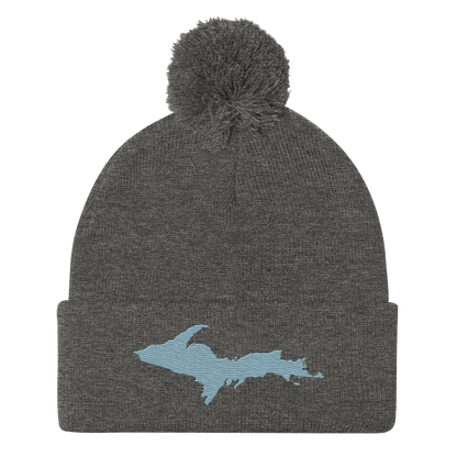 Upper Peninsula Pom-Pom Beanie | Opal Blue