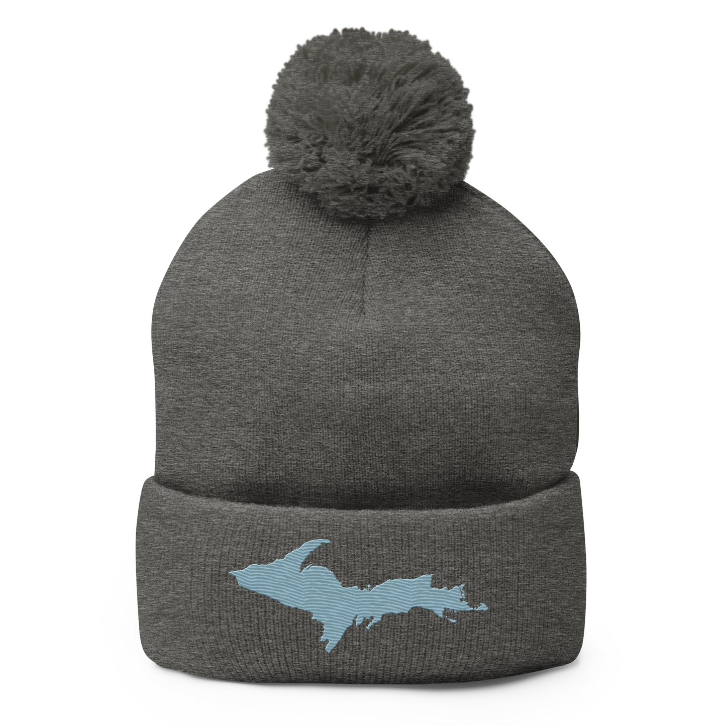 Upper Peninsula Pom-Pom Beanie | Opal Blue