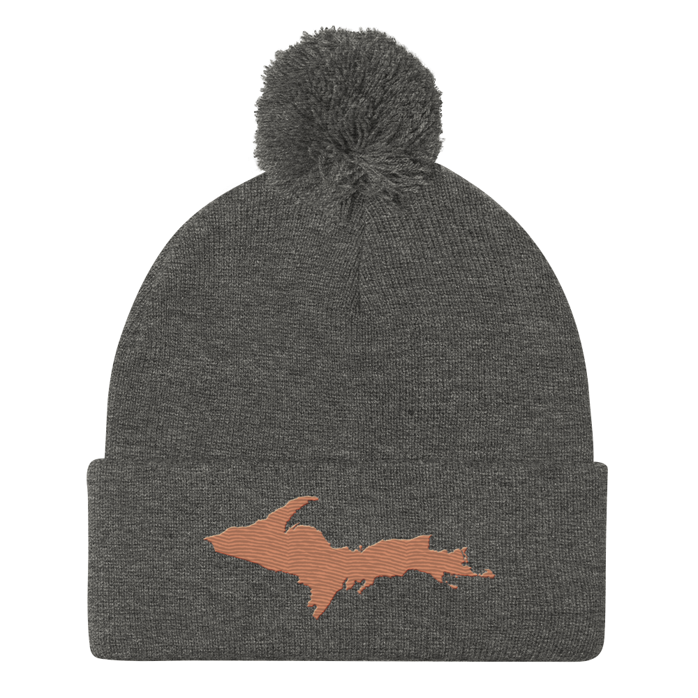 Upper Peninsula Pom-Pom Beanie | Copper