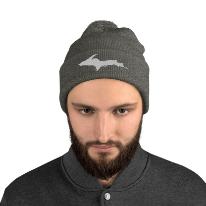 Upper Peninsula Pom-Pom Beanie | Platinum