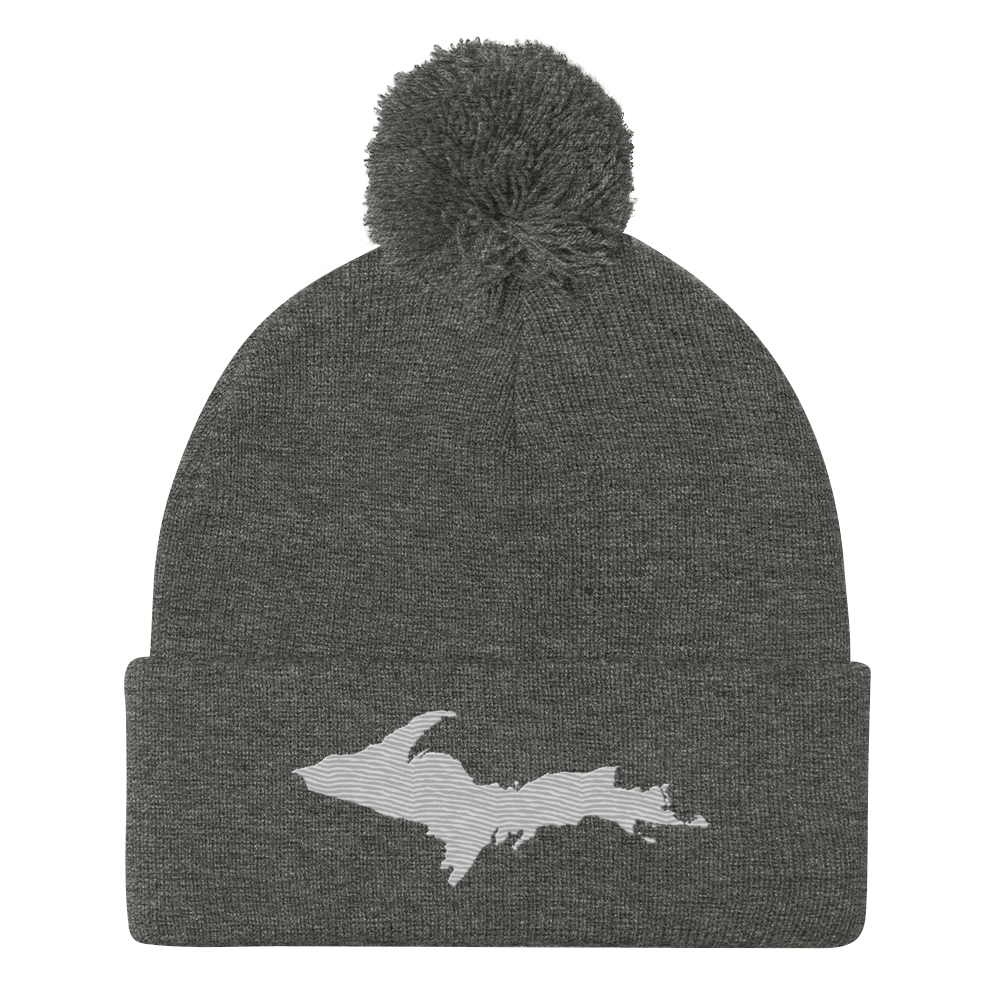 Upper Peninsula Pom-Pom Beanie | Platinum