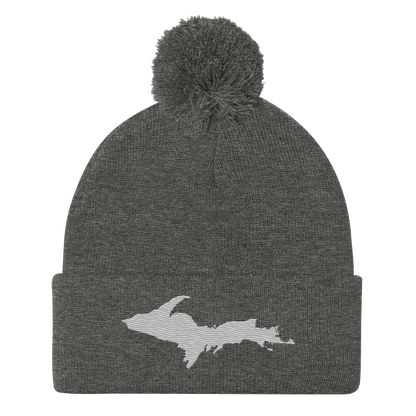 Upper Peninsula Pom-Pom Beanie | Platinum