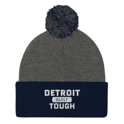 'Built Detroit Tough' Pom-Pom Beanie