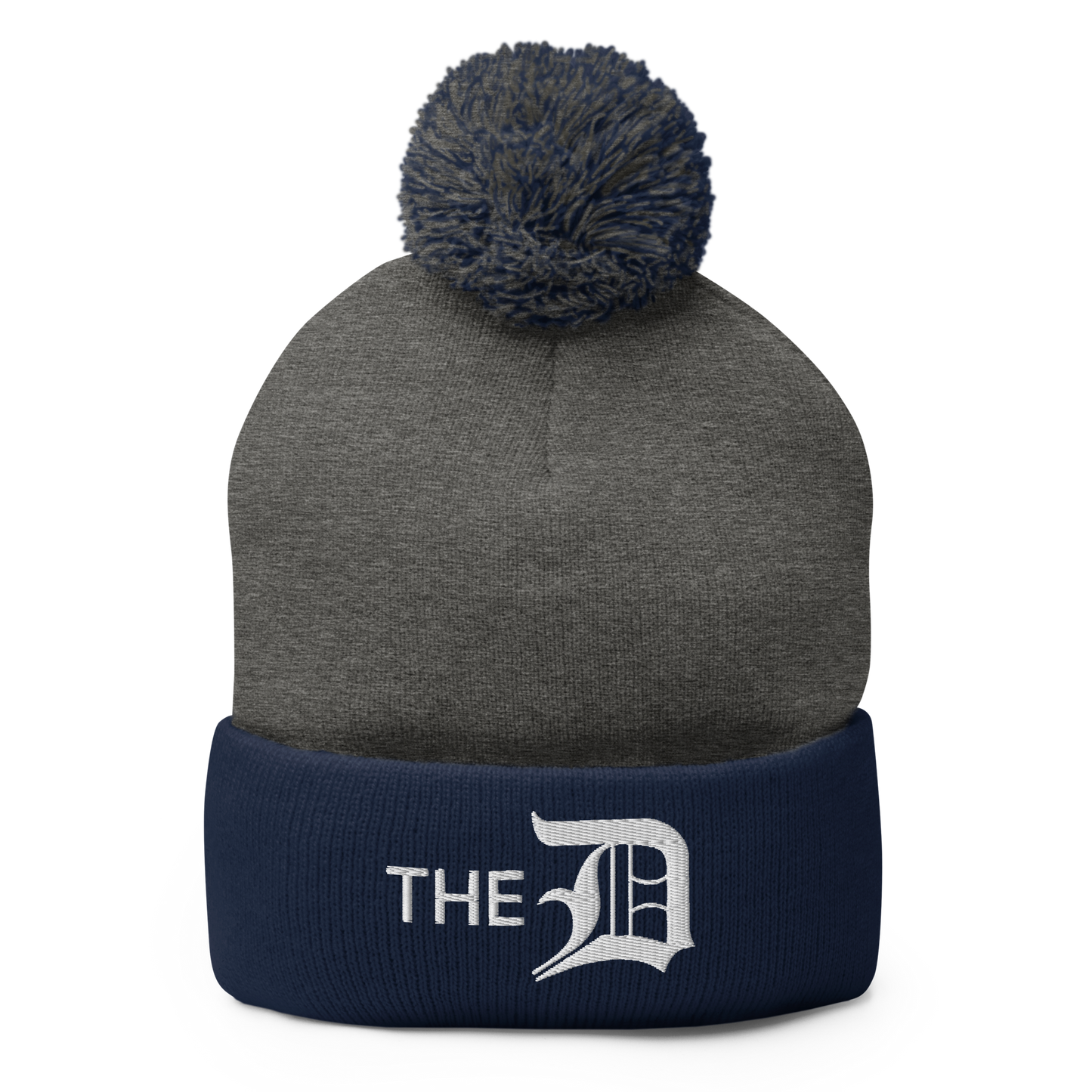 Detroit 'The D' Pom-Pom Beanie